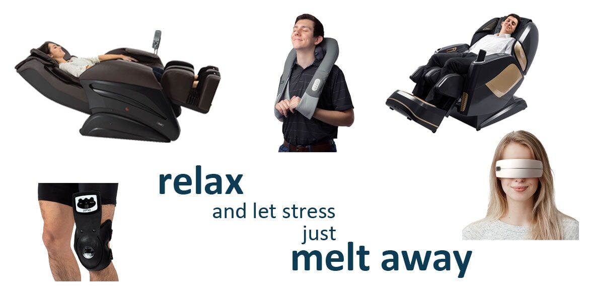 massagebanner24 Massage chairs and gadgets for stress relief and relaxation.