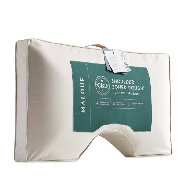 Z Zoned Dough™ + CBD Oil Shoulder Cut Out Pillow By Malouf - Image 3