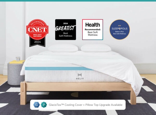 Sunset Hybrid Soft Mattress by Helix - Image 2