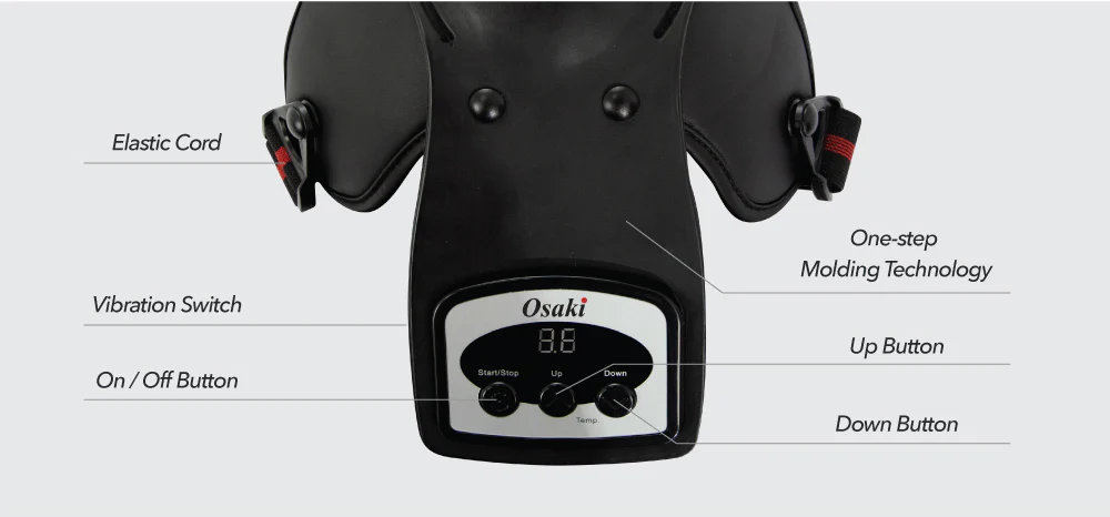 Osaki massager controls and features overview