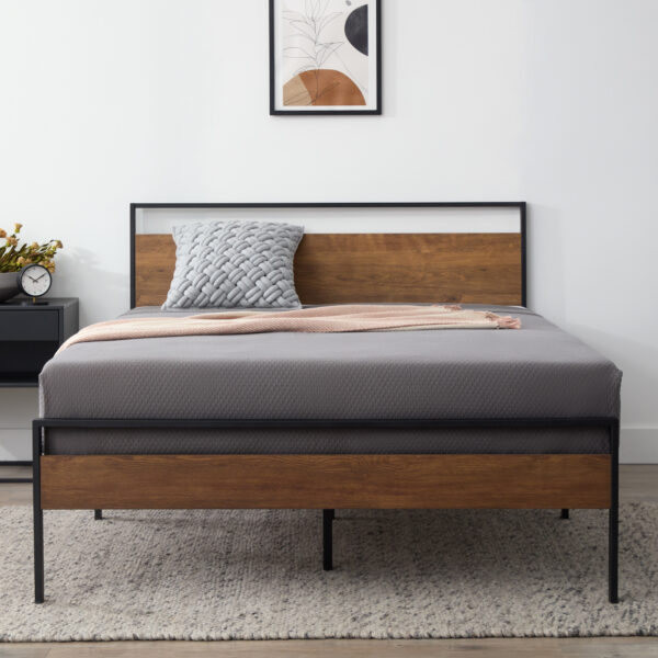 Thompson Metal & Wood Platform Bed by Weekender - Image 3