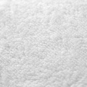 Close-up of white towel texture