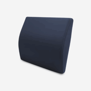 Navy blue lumbar support pillow