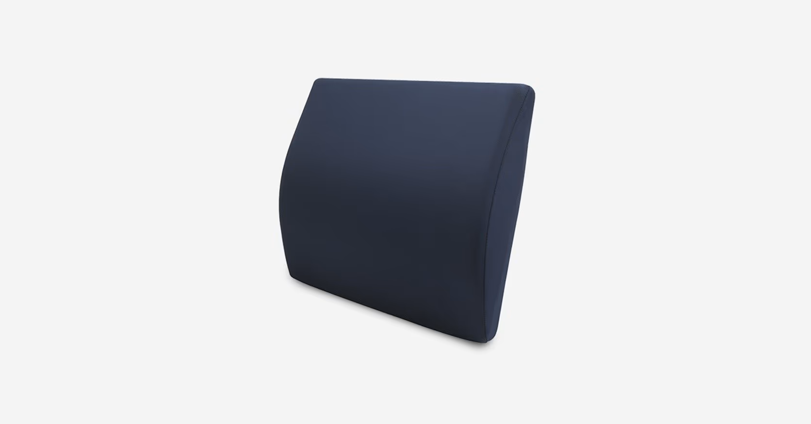 Navy blue lumbar support pillow