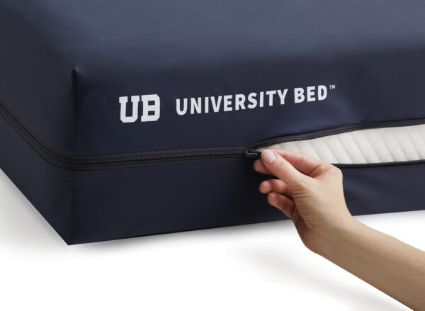University Bed Vinyl-Free Encased Mattress Protector By Weekender - Image 3