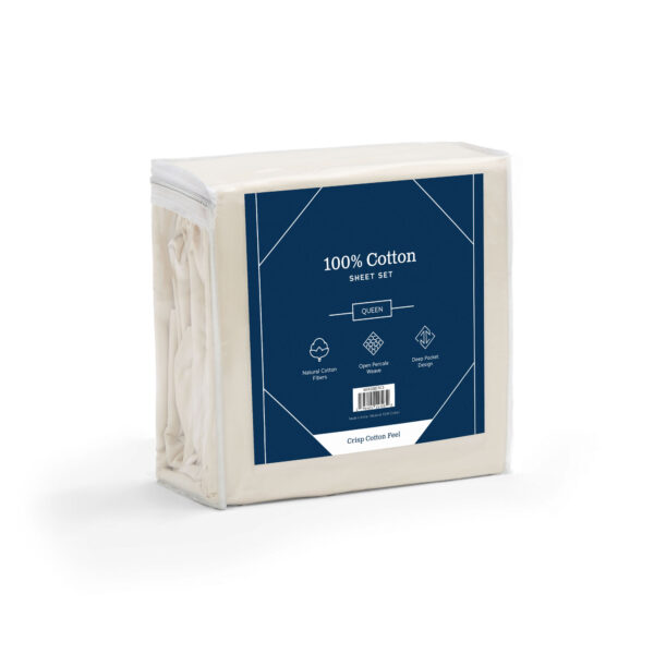100% Cotton Sheet Set By Weekender - Image 15