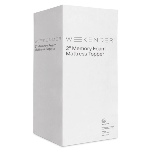 2" Memory Foam Topper By Weekender - Image 12