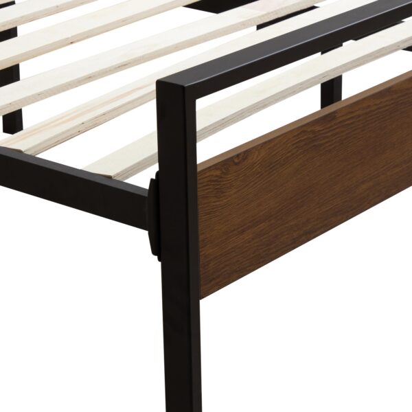 Thompson Metal & Wood Platform Bed by Weekender - Image 4