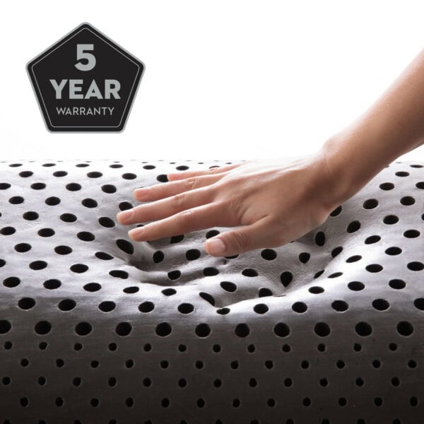 Z Shoulder Cut Out Bamboo Charcoal Dough Foam Pillow By Malouf - Image 7