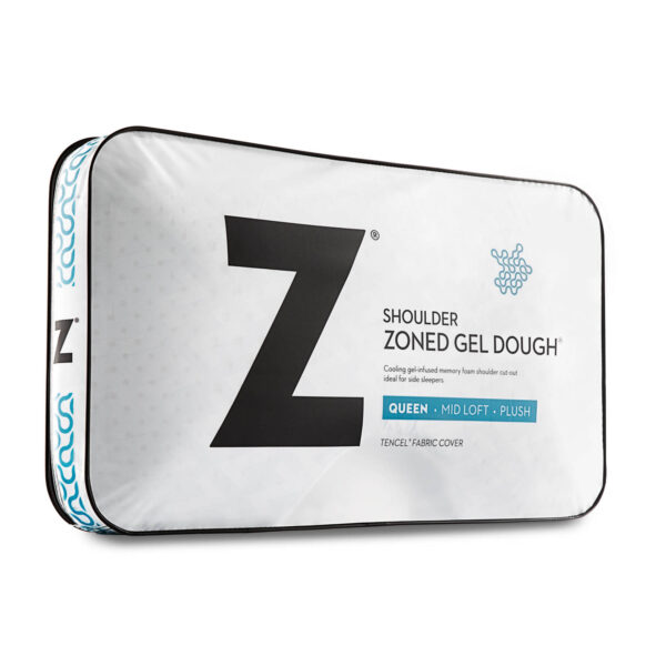Z Shoulder Zoned Gel Dough Pillow By Malouf - Image 7