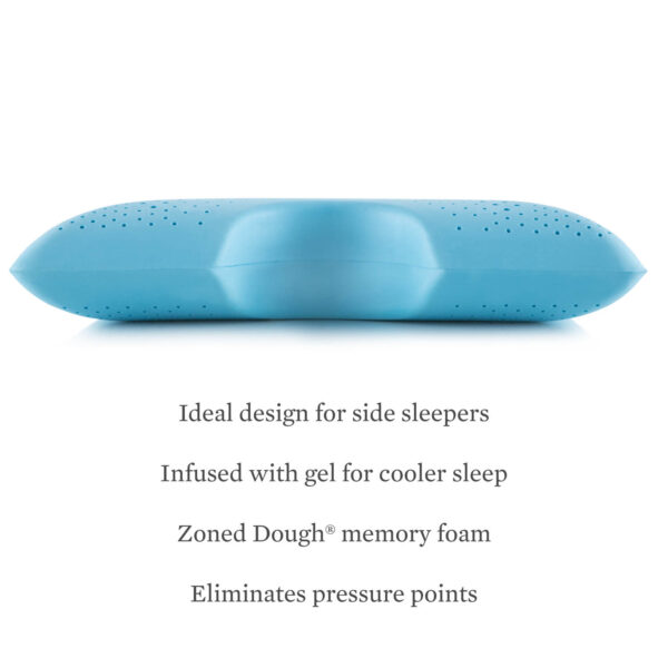 Z Shoulder Zoned Gel Dough Pillow By Malouf - Image 2