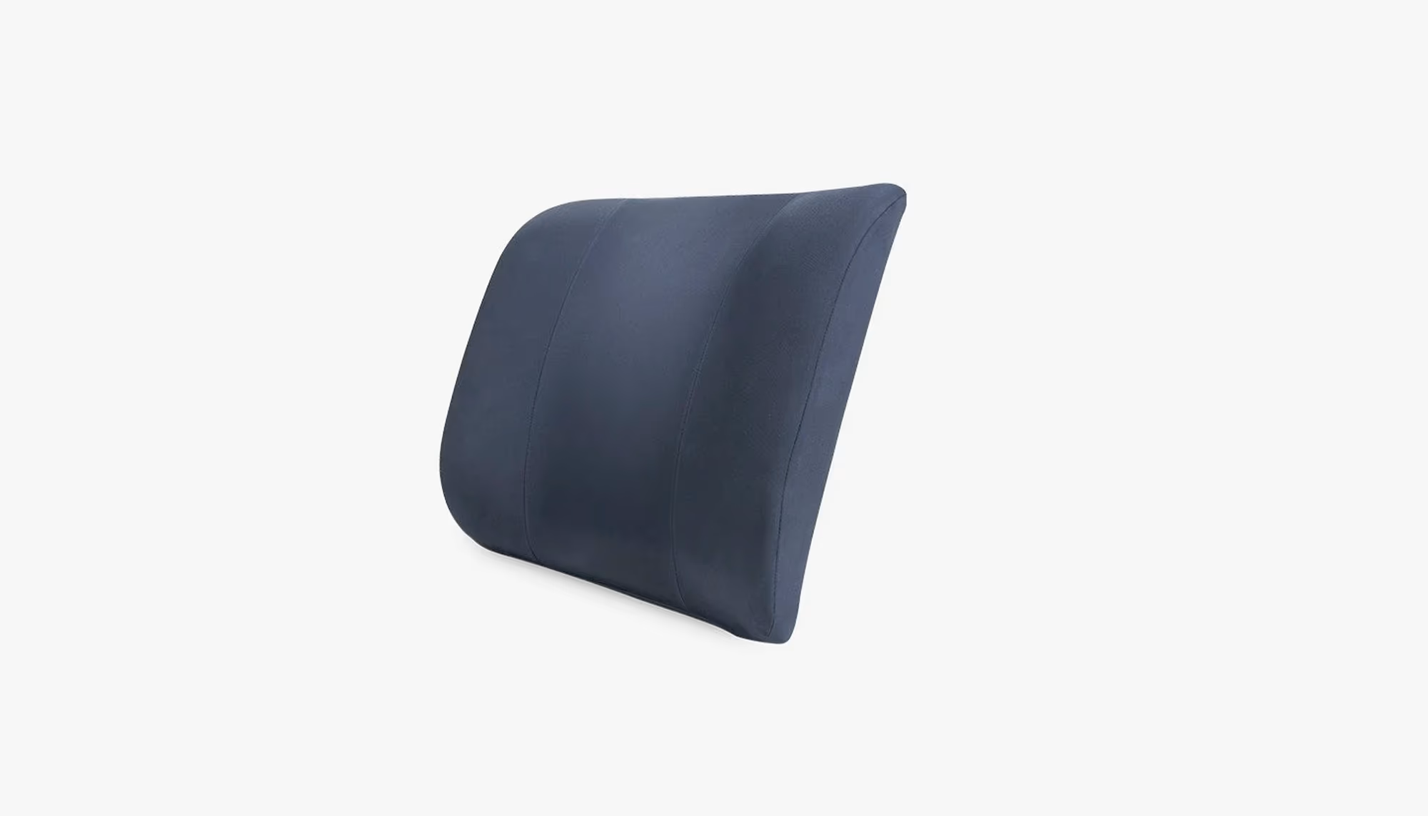 Navy ergonomic lumbar support cushion